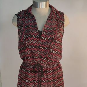 Geometric Pattern Dress